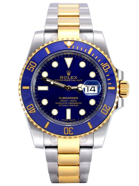 rolex submariner bi metal blue|rolex submariner steel price.